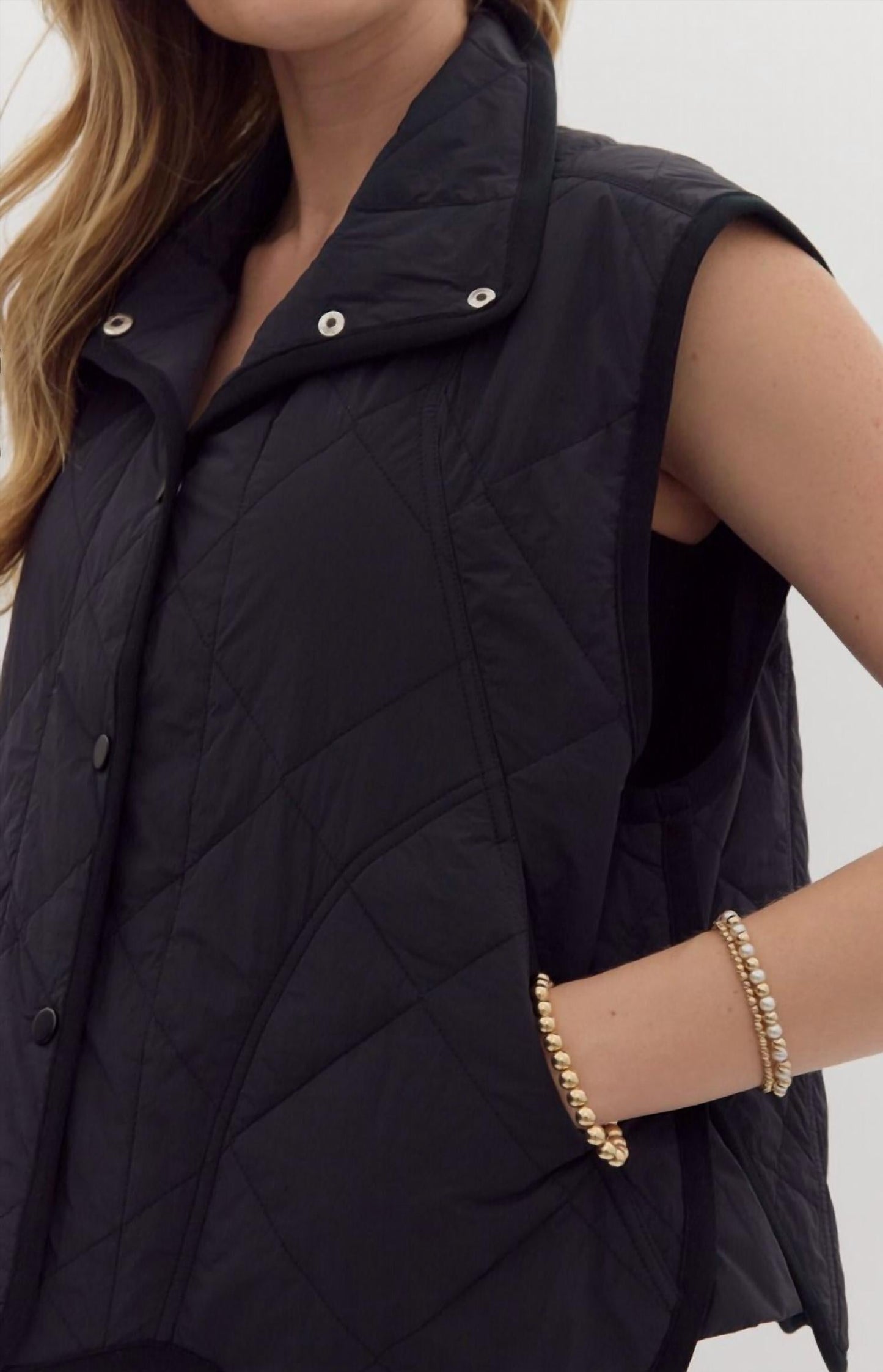Entro - Jodi Scalloped Quilted Vest