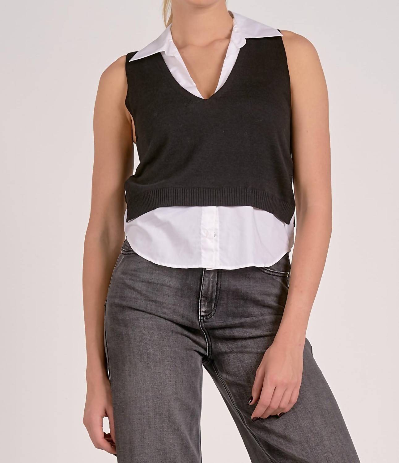 Elan - Sweater Vest Tank Top
