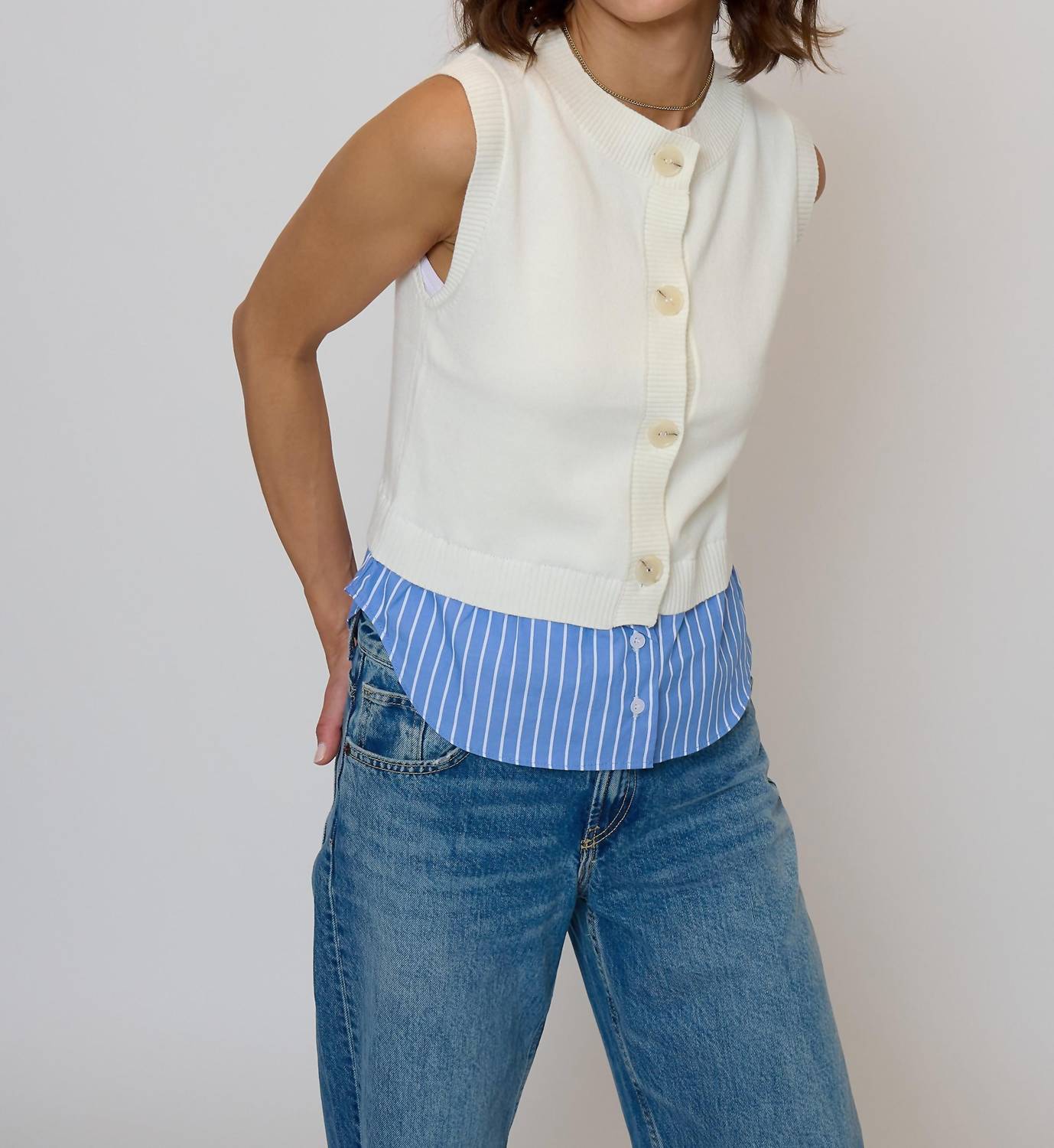 Central Park West - Kira Twofor Button Up Tank