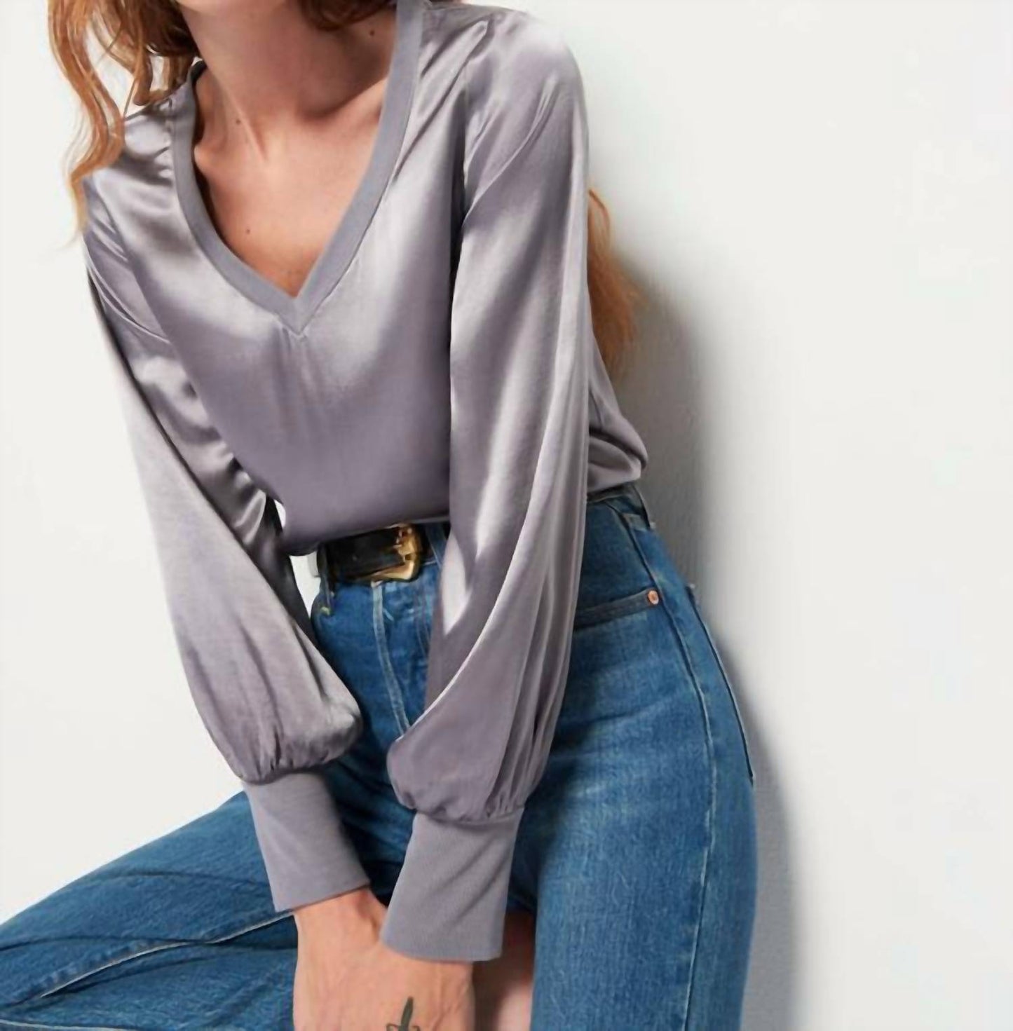 Nation Ltd - AYRA V-NECK TOP