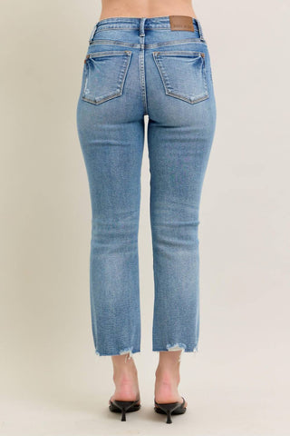 Judy Blue - Mid Rise Vintage Kick Flare Jeans