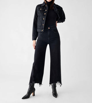 Dl1961 - Women'S - Hepburn Wide Leg Distressed Jean