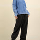 Very J - Mineral Wash Sweater Pullover