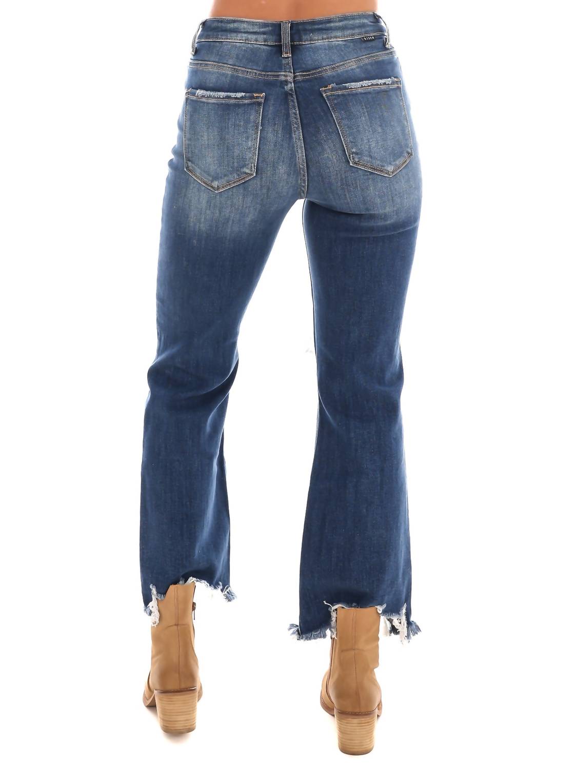 Risen - Let me Go High Rise Crop Jeans