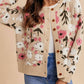 Anniewear - Boucle Floral Cardigan