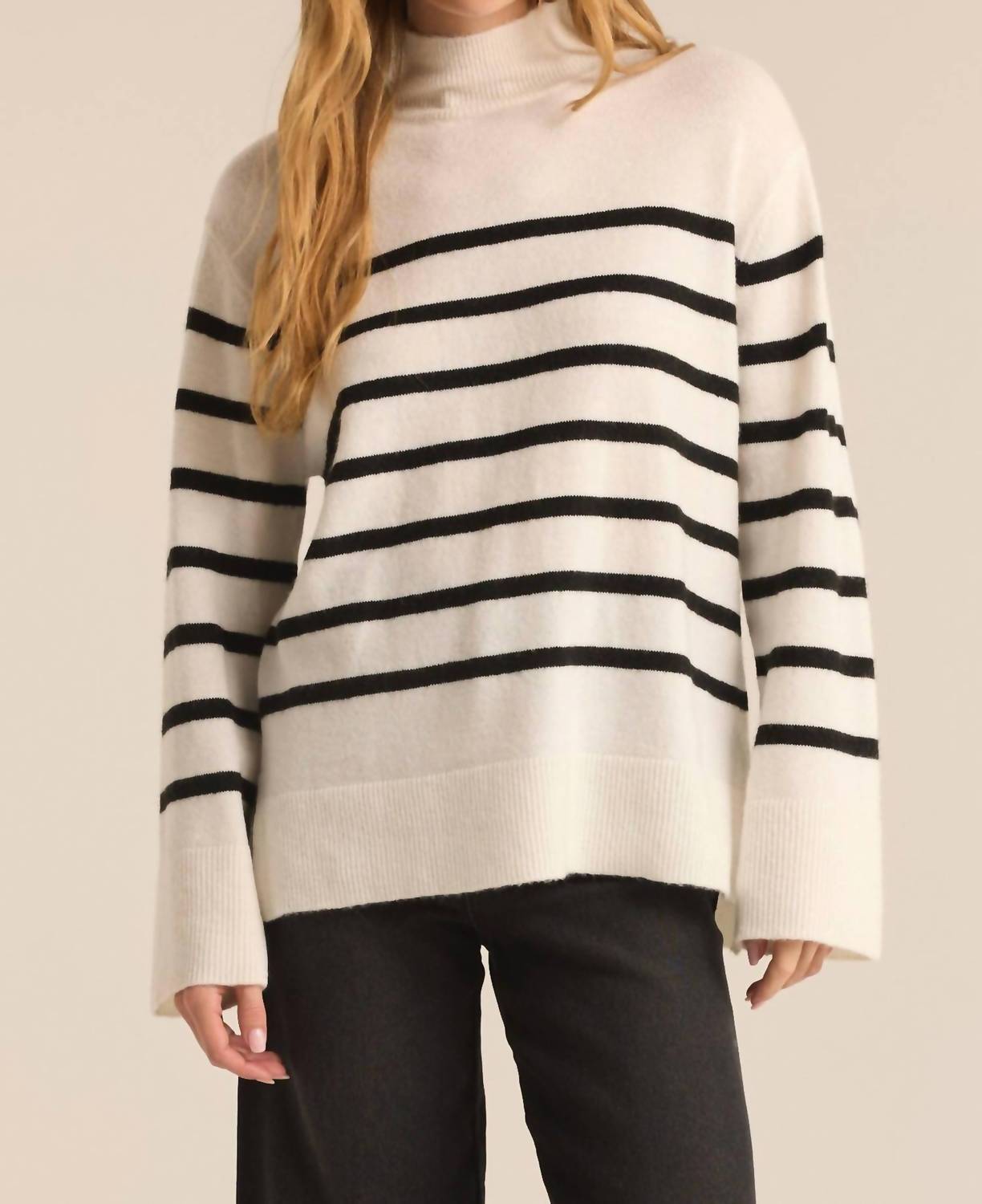 Z Supply - Fin Stripe Turtleneck Sweater
