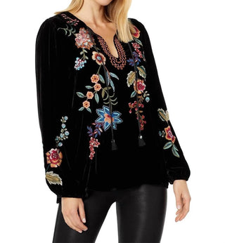 Johnny Was - Ardell Velvet Relaxed Blouse