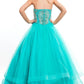 Rachel Allan - Beaded Halterneck Pageant Ball Gown