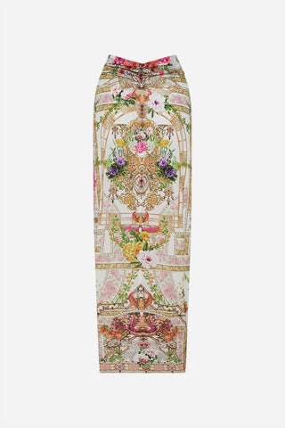 Camilla - Twist Front Long Skirt