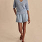 Varley - Callie V-neck Short Sleeve Knit Top