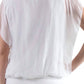 Gigi Moda - V-neck Flutter Sleeve Top