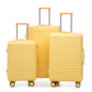 Set 3PCs 20'/24'/28' ABS Spinner Wheel Luggage - Yellow