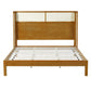 Premium Rubber Wood Platform Bed Frame with Headboard