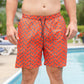 Old South Apparel - Checkered Flag Lined Swim Trunks