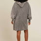 Easel - Halle Hooded Mini Dress