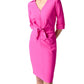 Joseph Ribkoff - VNECK COLLARED DRESS
