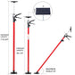 Adjustable Steel Support Pole System for Jacks and Drywalls with Carry Bag