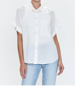 Pistola - Donnie Short Sleeve Button Up Top