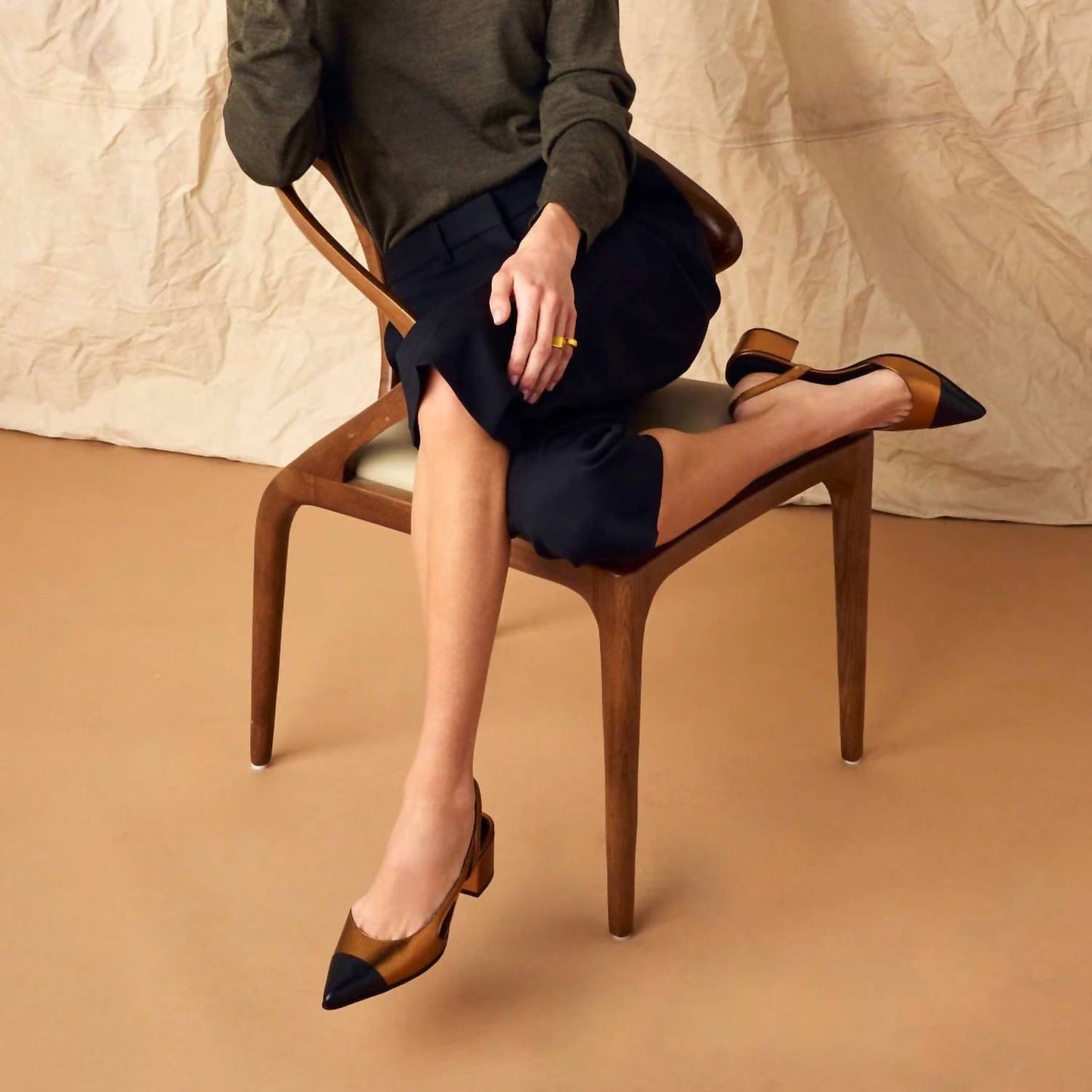 Bernardo - Monroe Antique Calf Shoes