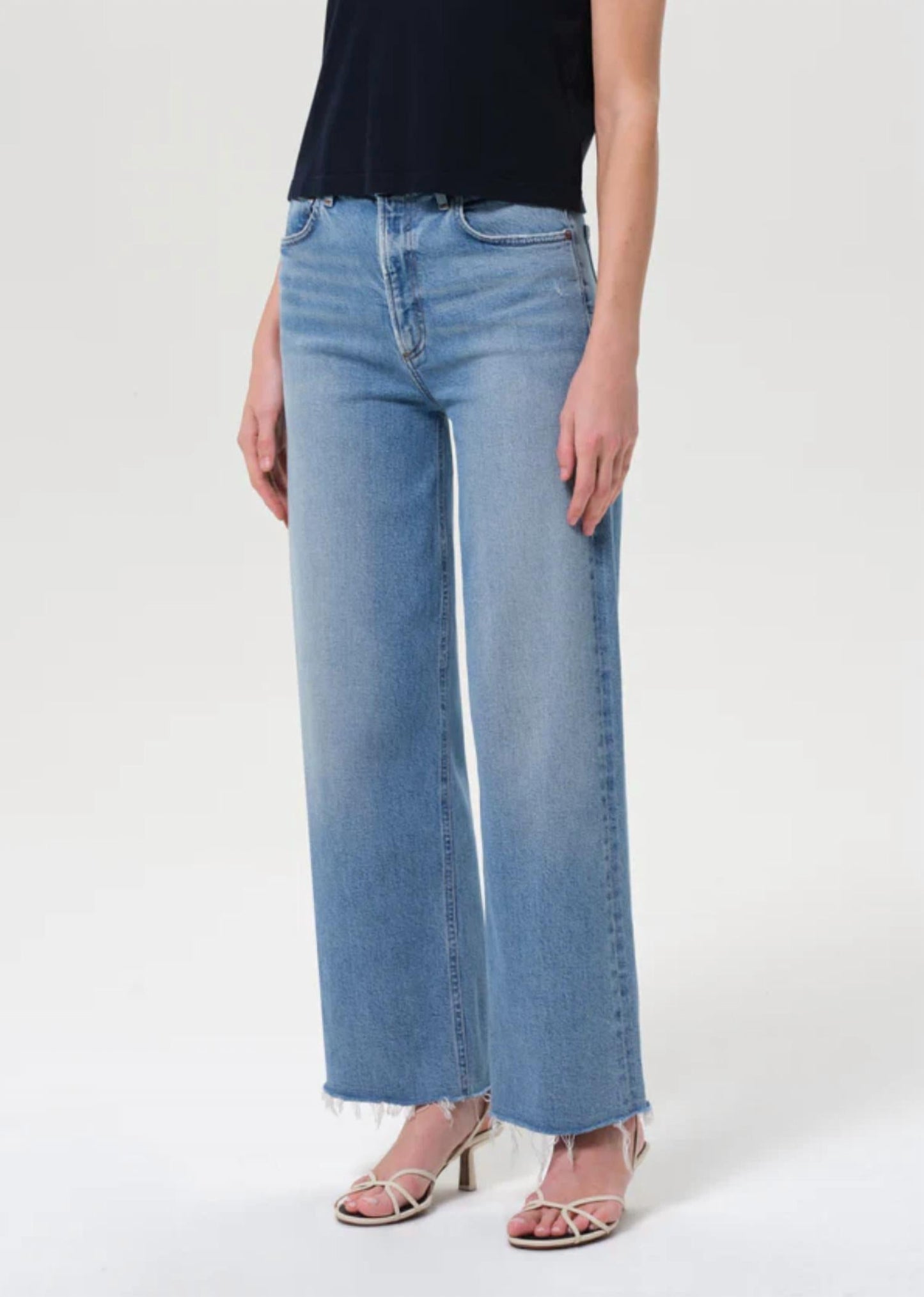 Agolde - Woomen's Ren Wide Leg Jean