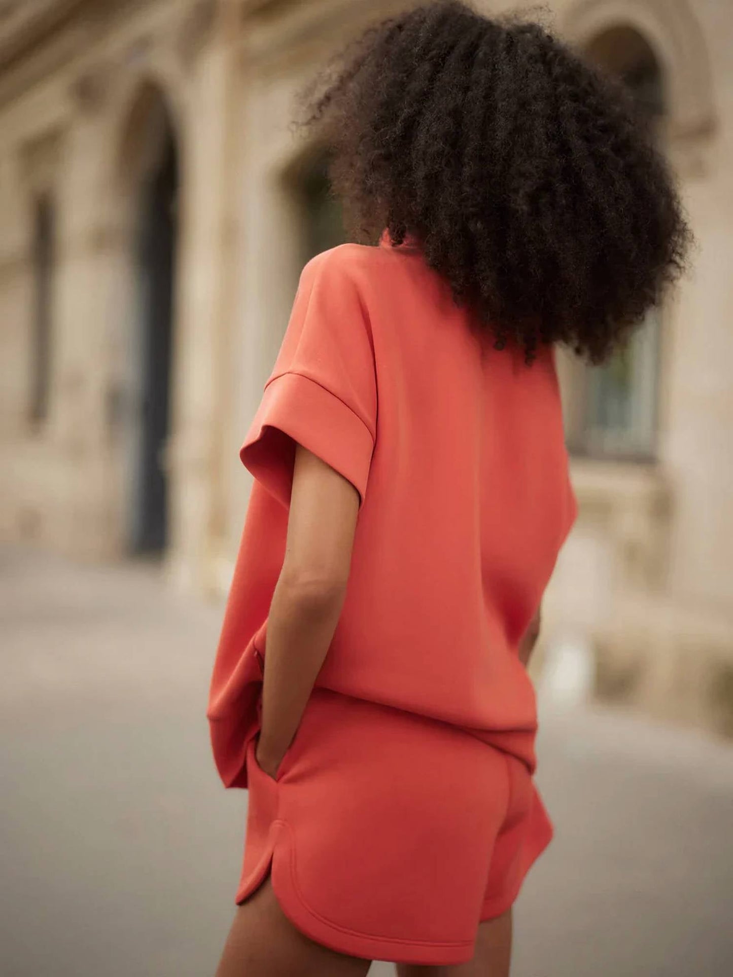 Varley - Ritchie Short Sleeve Sweatshirt