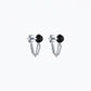 F+H Studios - EVA GEMSTONE CHAIN WRAP EARRINGS