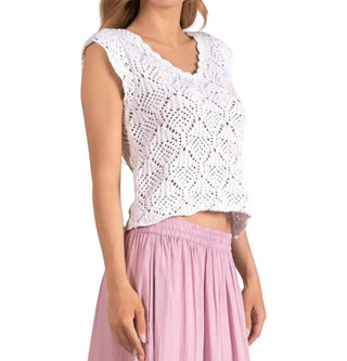 Elan - Cap Sleeve Sweater