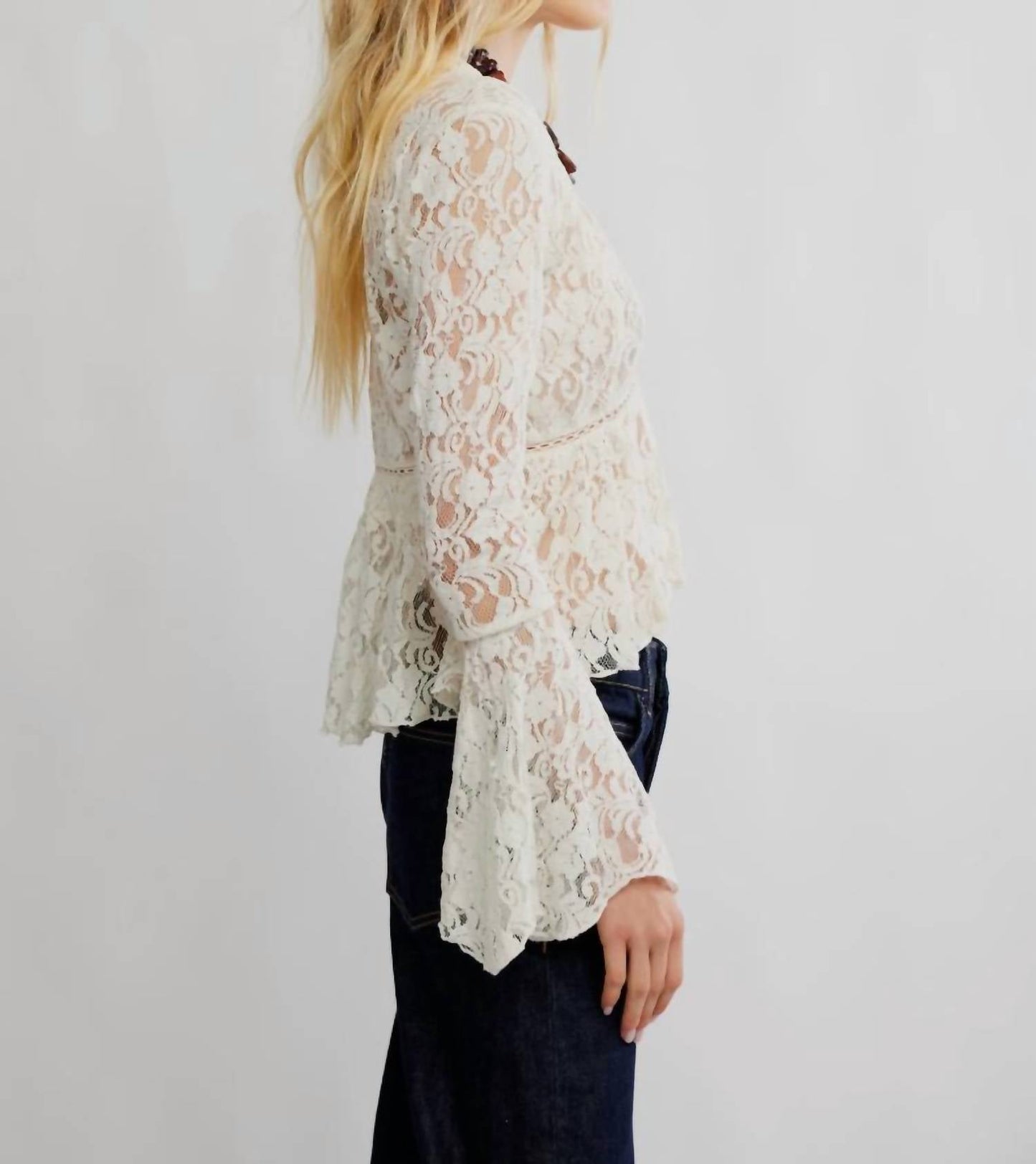 Free People - Laura Lace Top