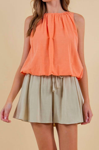 Doe And Rae - Bubble Sleeveless Top
