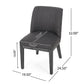 Modern Dining Chair With Durable Fabric Upholstery And Sturdy Wooden Frame (Set of 2)