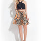 Rachel Allan - Halterneck Chiffon Two-piece Short Dress