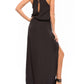Blue Life - Double Slit Maxi Dress