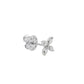 Diana M Jewels - 0.34 Cts Diamond Flower Stud Earrings