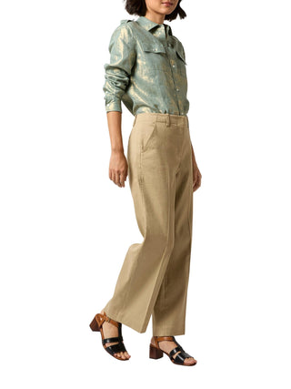 Ann Mashburn - Safari Foil Printed Shirt