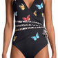 Johnny Was - MONARCH BUTTERFLY PRINT WRAP SWIMSUIT