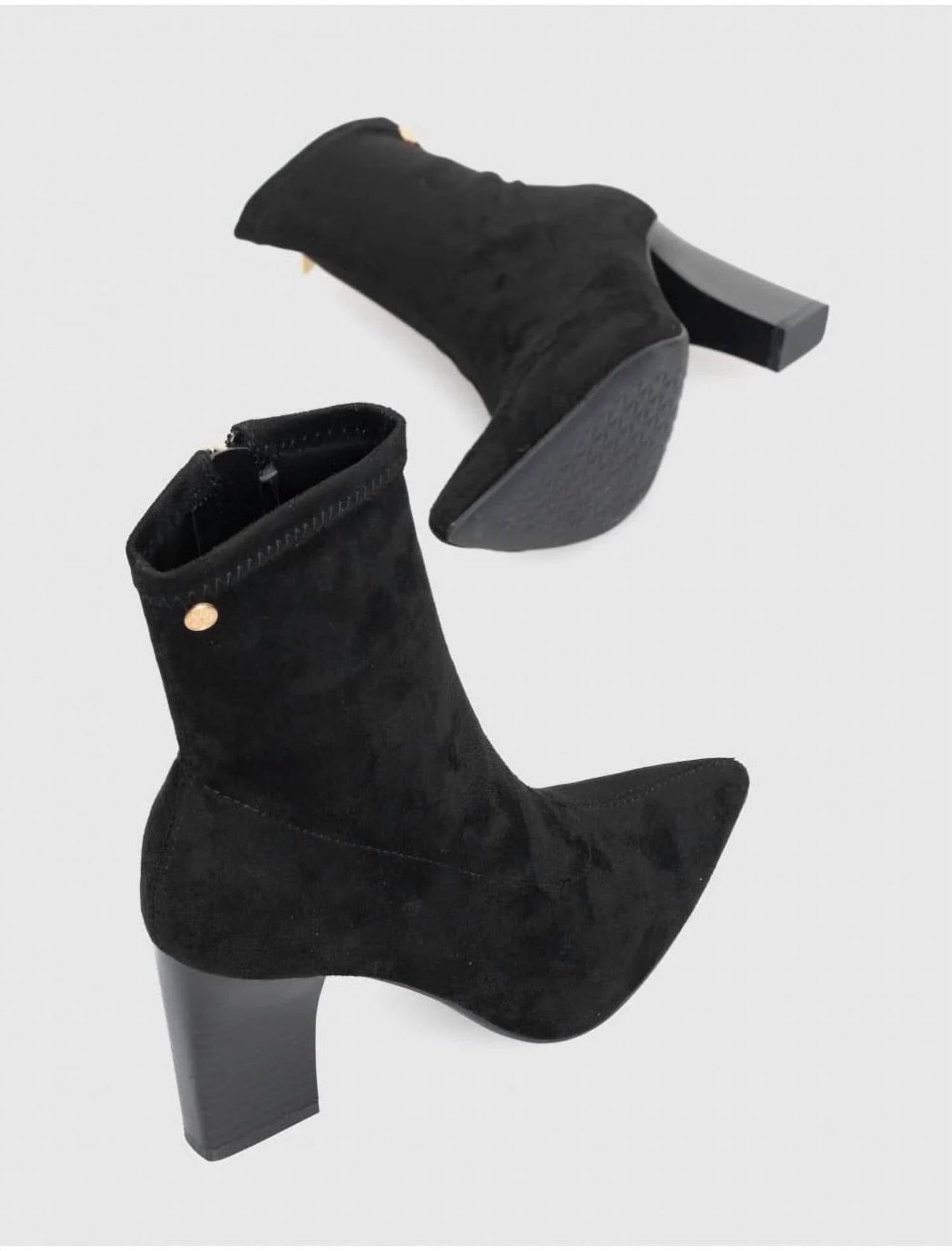 Xti - Women's Suede Dress Booties