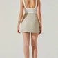 Astr - Tracy Faux Leather Zip Skirt