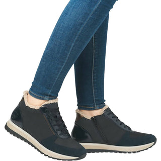 Rieker - Women's Synthetic High-top Sneakers