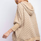 Easel - Puff Textured Knit Hoodie