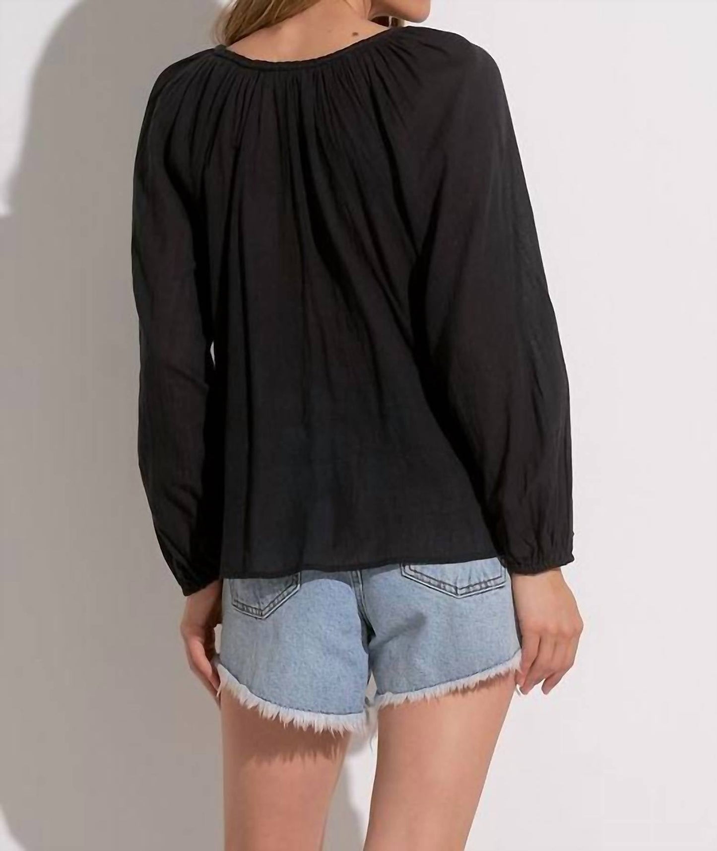 Elan - Prescila Peasant Top