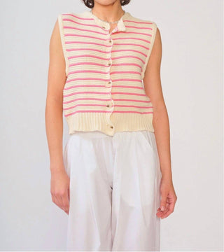 Dra Los Angeles - Ama Stripe Sweater Top