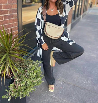 Babe Wholesale Co. - Rally Check Cardigan