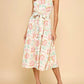 Tcec - Darling Moment Floral Button Down Midi Dress