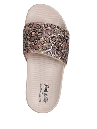 Skechers - Women's Low Slider Cheetahlicious Slides