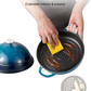 5 Qt Enameled Cast Iron Dutch Oven with Palm Design
