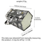 5in1 Sunglasses Travel Case Organizer Hangable, Eyeglasses Foldable Storage Organizer