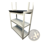 5-tier Kitchen Baker's Rack Microwave Stand in White and Black