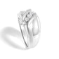Men's .925 Sterling Silver 1/2 Cttw Diamond Channel Set 3-Stone Band Ring - Ring Size 10