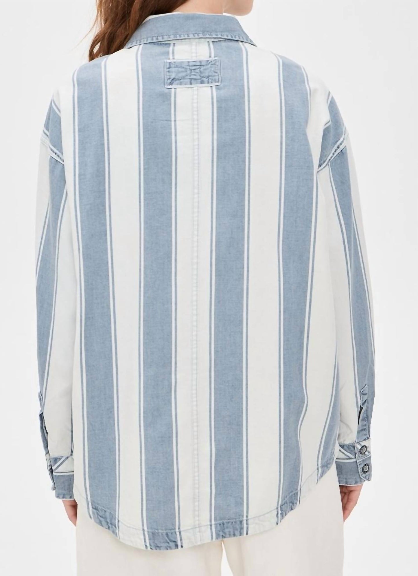 Free People - Crossroads Stripe Button Down Shirt