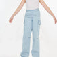 Kancan - Kid's Inez High Rise Relaxed Cargo Pants